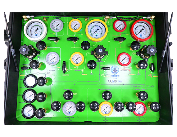 Three Diver Nitrox Panel, D037